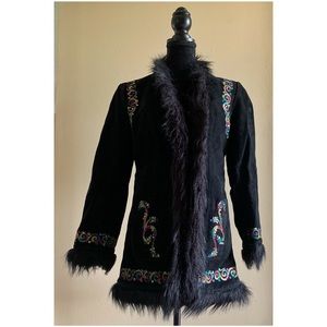 STEVE MADDEN Boho Suede Jacket S